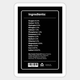 Human Ingredients Magnet